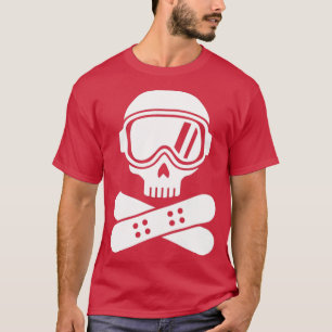 Camiseta Calavera de snowboard