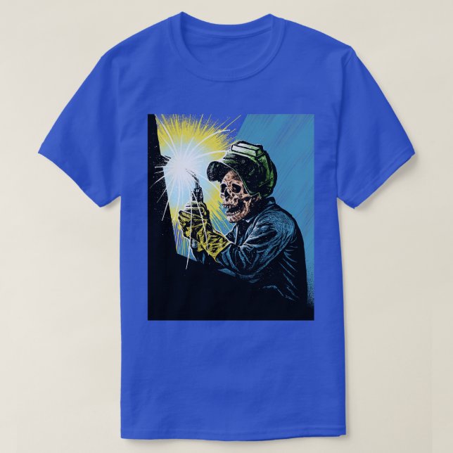 Camiseta Calavera de soldadura (Diseño del anverso)