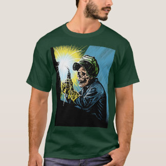 Camiseta Calavera de soldadura