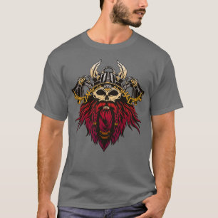 Camiseta Calavera de Steampunk Viking