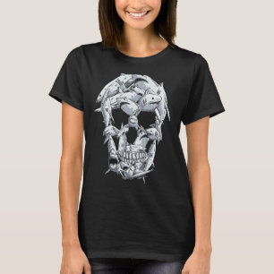Camiseta Calavera de tiburón para hombres mujeres niños niñ
