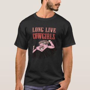 Camiseta Calavera de toro de leopardo vaquera chica rodeo m