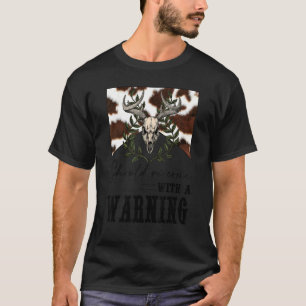 Camiseta Calavera de vaca leopardo debería haber venido con