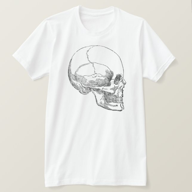 Camiseta Calavera de Yorick pobre (Anverso del diseño)
