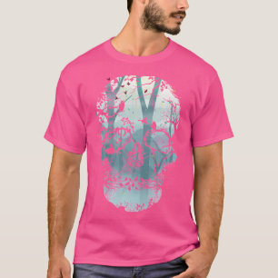 Camiseta Calavera del bosque oscuro
