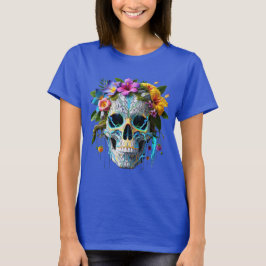 Camiseta Calavera del circuito floral