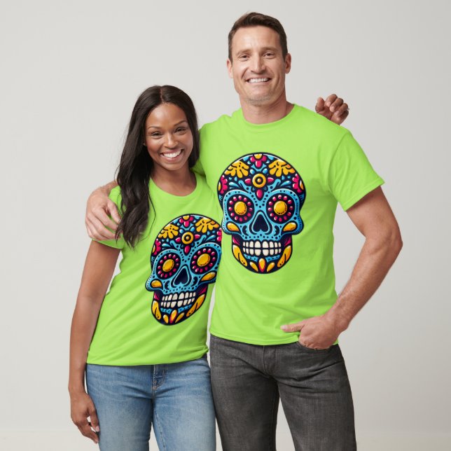 Camiseta Calavera del Día de los Muertos 10 (Unisexo)