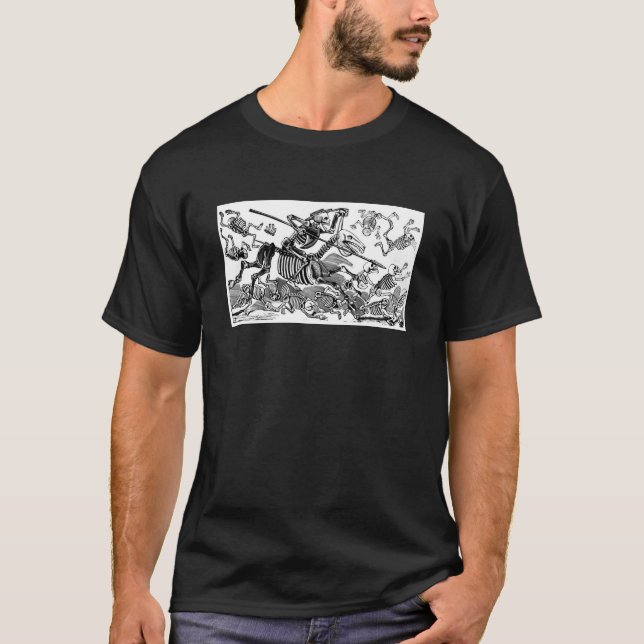 Camiseta "Calavera del Don Quijote" circa 1900's temprano (Anverso)