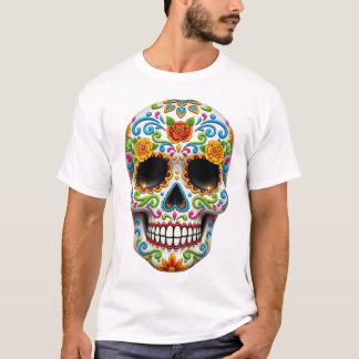 Camiseta Calavera dia de los muertes. Día de los Muertos en