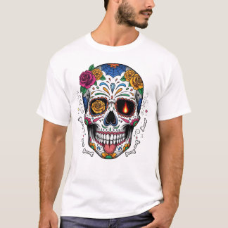 Camiseta Calavera dia de los muertes. Día de los Muertos en