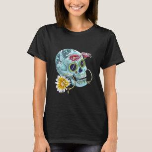 Camiseta Calavera Día Mexicano De Los Muertos Día De Los Mu