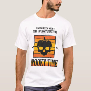 Camiseta Calavera divertida aterradora de Halloween Cita vi