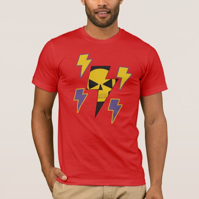 Camiseta Calavera eléctrica (Anverso)