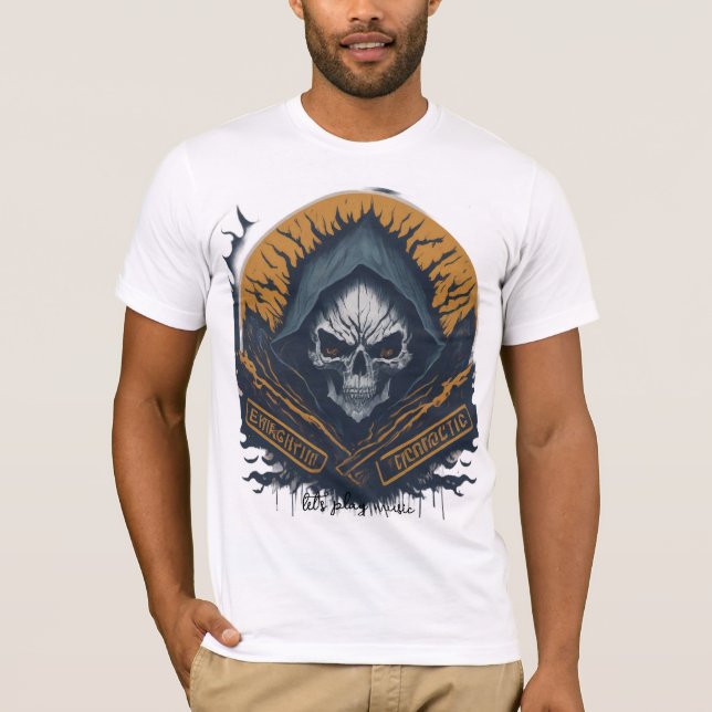 Camiseta Calavera eléctrica (Anverso)