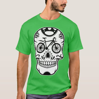 Camiseta Calavera en bicicleta