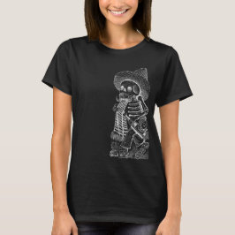 Camiseta Calavera en blanco