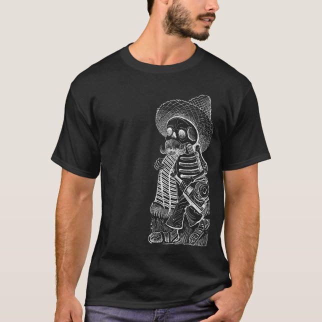 Camiseta Calavera en blanco (Anverso)