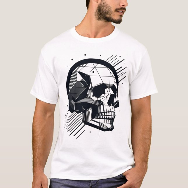 Camiseta Calavera en diferentes estilos 02 (Anverso)