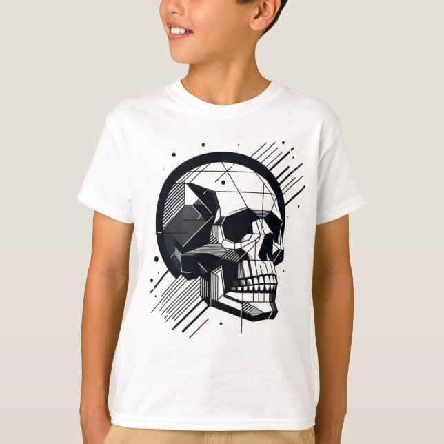 Camiseta Calavera en estilos diferentes 28 (Anverso)