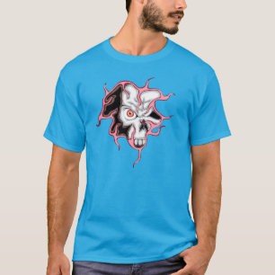 Camiseta Calavera en la pared