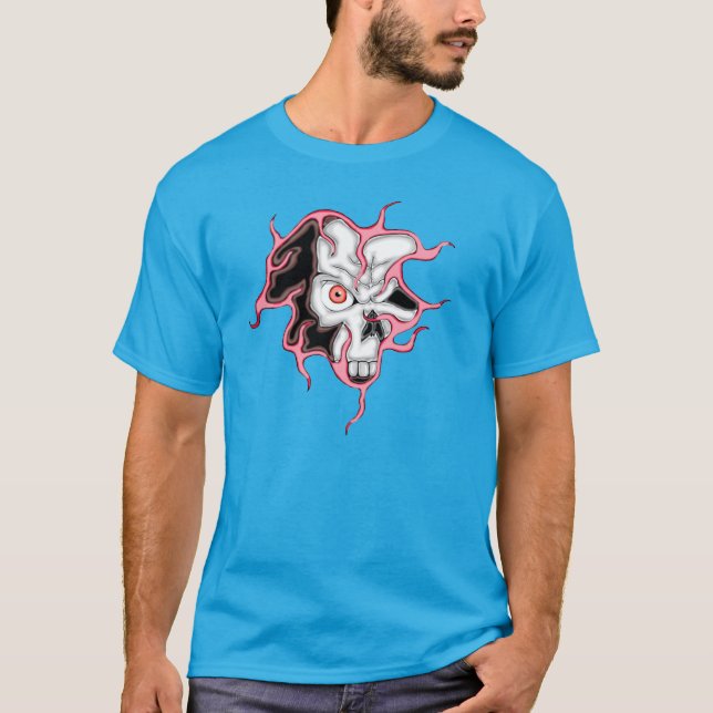 Camiseta Calavera en la pared (Anverso)