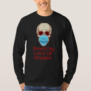 Camiseta Calavera En Máscara Falta De Oxígeno