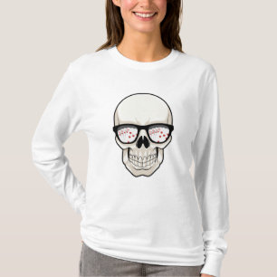 Camiseta Calavera en Poker con gafas de sol