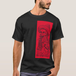 Camiseta Calavera en rojo