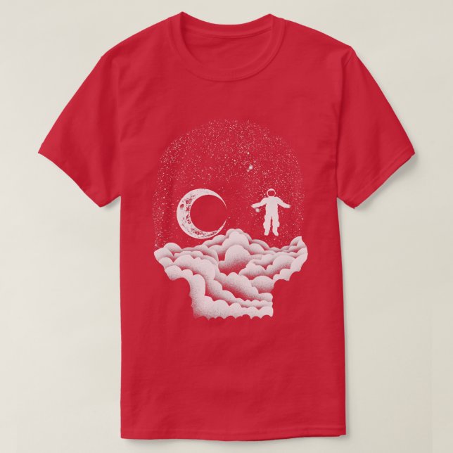 Camiseta Calavera espacial (Diseño del anverso)