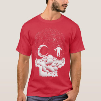 Camiseta Calavera espacial