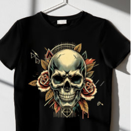 Camiseta Calavera estética
