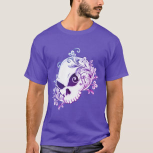 Camiseta Calavera floral