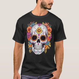 Camiseta Calavera floral 15