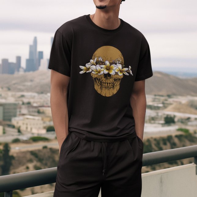 Camiseta Calavera floral Vibes góticos T-Shirt (Subido por el creador)