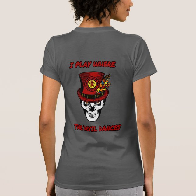 Camiseta Calavera/Gorra...Bombero (Reverso)