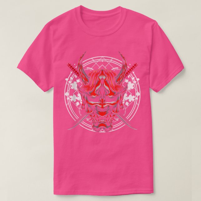 Camiseta Calavera guerrera japonesa Samurai Kendo Katana Ni (Diseño del anverso)