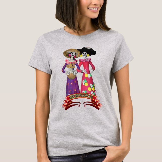 Camiseta Calavera Hermanas (Anverso)