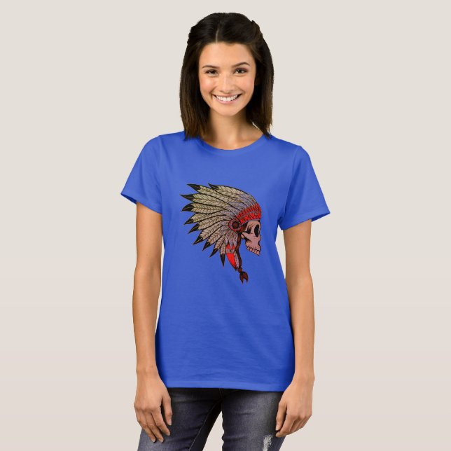 Camiseta Calavera india (Anverso completo)