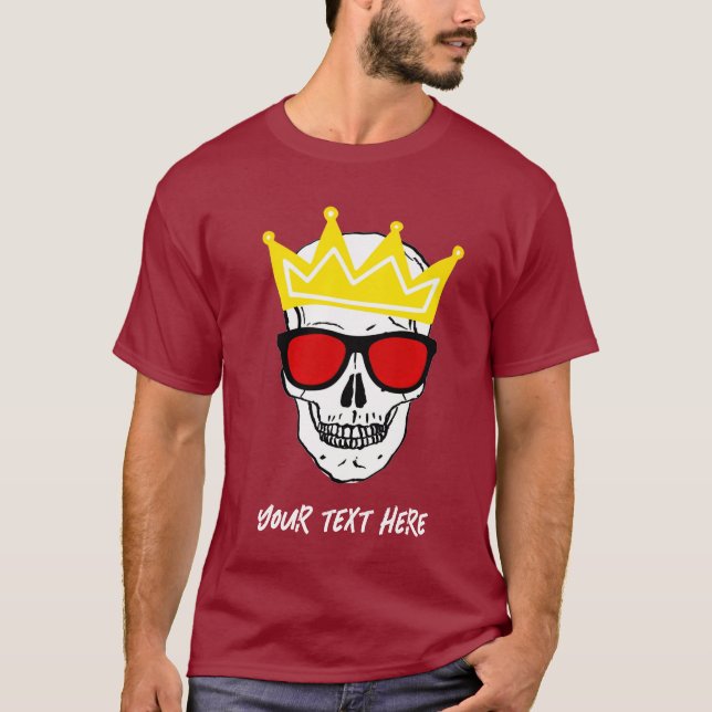 CAMISETA CALAVERA KING (Anverso)