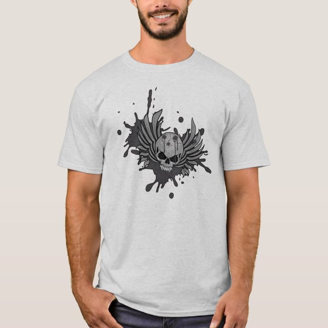 Camiseta Calavera malvada (Anverso)