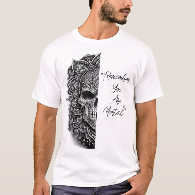 Camiseta Calavera Mandala (Anverso)