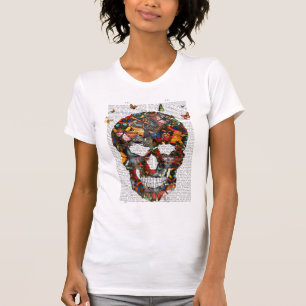 Camiseta Calavera mariposa