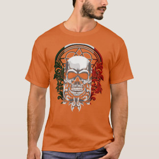 Camiseta Calavera mexicana del antiguo rey azteca
