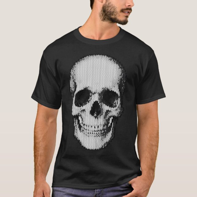 Camiseta Calavera minimalista (Anverso)
