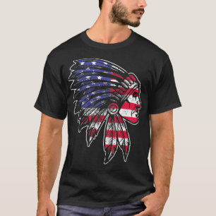 Camiseta Calavera nativa americanaTShirt 1