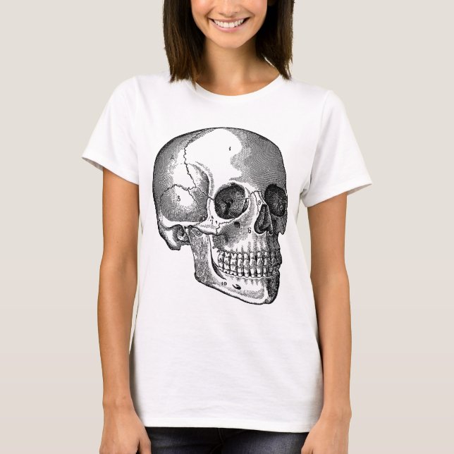 Camiseta Calavera - Negro (Anverso)