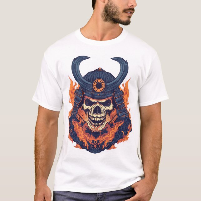 Camiseta Calavera Oni Samurái (Anverso)