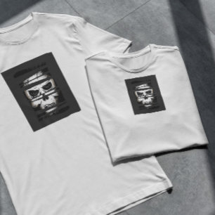 Camiseta Calavera oscura