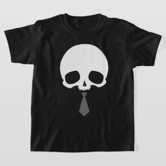 Camiseta Calavera personalizable con corbata