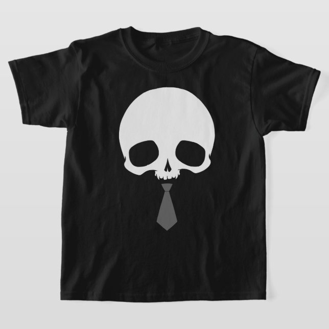 Camiseta Calavera personalizable con corbata (Distribución)